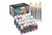 Hobbyartikler - Creative Craft Group Acrylic paint. 24 * 59ml + 12 brushes - AR0765/GE