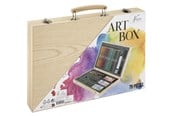 Hobbyartikler - Creative Craft Group Art set 79 pieces in wooden case - AR0973/GE
