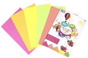 Papir, Fotopapir & Etiketter - Creative Craft Group Copy paper A4 FLOUR 75g. 40 sheets ass. - CR0009/GE