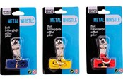 Hobbyartikler - Hobby Mate Whistle with string on blister card. Ass. - F-125