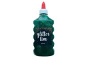 Hobbyartikler - Hobby Mate Glitter glue GREEN 177 ml - Lim04