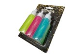 Hobbyartikler - Hobby Mate Glitter Glue Laser 6*23g. Pastel colors. - Lim119