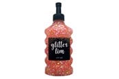 Hobbyartikler - Hobby Mate Glitter glue coarse glitter Orange 177ml - Lim57