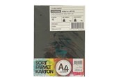 Papir, Fotopapir & Etiketter - Hobby Mate Cardboard A4 220g. 10 sheets BLACK - OFF1128