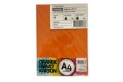 Papir, Fotopapir & Etiketter - Hobby Mate Cardboard A4 220g. 10 sheets ORANGE - OFF1137