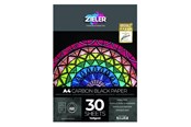 Hobbyartikler - Zieler Black paper pad A4 30 sheets140g - Z09299337