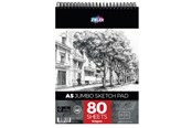 Hobbyartikler - Zieler Sketchbook JUMBO SPIRAL A5 140g. - Z09608108