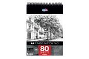 Hobbyartikler - Zieler Sketchbook JUMBO SPIRAL A4 140g. - Z09608109