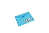 Lommer, Omslag & Registre - SPREE Envelope C5 plastic.12 pcs. clear. BLUE - 76165