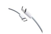 USB - Dudao L6C USB-C - USB-C PD cable 30W 1m - light blue - 6976625331277
