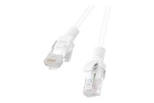 Nettverkskabel - Lanberg patch cable - 30 m - white RAL 9010 - Hvit - 30m - PCU5-10CC-3000-W