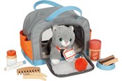 Rollelek - Small Foot Cat with Carry Bag and Care Set - 12601