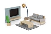 Dukker & Tilbehør - Small Foot Doll House Living Room Furniture - 12633
