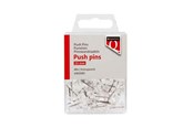 Skrivebordstilbehør - Quantore - Pushpins Transparent 40 pcs. - 1402085