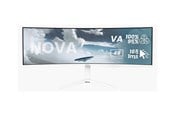 Skjerm - 49" Arozzi Nova 49” Curved computer monitor - AZ-NO-49TUW165-WT