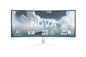 Skjerm - 34" Arozzi Nova 34″ Curved computer monitor - AZ-NO-34T2K165-WT