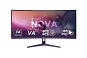 Skjerm - 34" Arozzi Nova 34″ Curved computer monitor - AZ-NO-34T2K165-PP