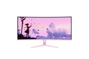 Skjerm - 34" Arozzi Nova 34″ Curved computer monitor - AZ-NO-34T2K165-PNK