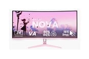 Skjerm - 34" Arozzi Nova 34″ Curved computer monitor - AZ-NO-34T2K165-PNK