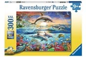 Puslespill - Ravensburger - XXL Puzzle Dolphin Paradise 300 pieces. - 128952