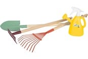 Utendørsleker - Small Foot - Garden Tool Set with Watering Can "Tiny Garden" 4pcs. - 12663
