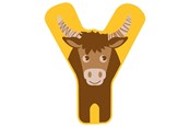 Kreative leker - Small Foot - Wooden Animal Children's Letter - Y - 12532