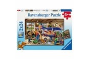 Puslespill - Ravensburger Jigsaw Puzzle Airplane and Train Repair 2x24 pcs. - 12004044