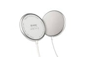 Mobil - Adaptere og ladere - CRONG MagSpot Wireless Charger – Aluminum MagSafe 15W Inductive Charger (Silver White) - CRG-MS15W-SLV