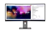 Skjerm - 40" Lenovo ThinkVision P40WD-40 - 5120x2160 (5K2K) - 120Hz - IPS - 140W USB-C - KVM switch - 64B4GAT1EU
