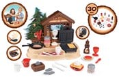 Lekekjøkken & Utstyr - Smoby Winter Chalet with Accessories 30pcs. - 310557
