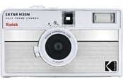 Kamera - KODAK EKTAR H35N Camera Striped Silver - RK0302