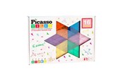 Byggesett - Selecta Play - PicassoTiles Geometry - Magnetic Building Tiles 16pcs. - PT16