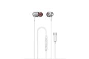 Hodetelefoner - Dudao X1PROT In-Ear Wired USB-C Headphones 1.2m - White - 6973687247355