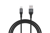 USB - Dudao L3ST USB-A - USB-C 5A Cable 1.2m Braided - Black - 6976625333035