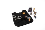 Rollelek - Dantoy Police set wood in giftbox 8 pcs - 5714