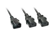 Strømkabel (ekstern) - Lindy - power splitter - IEC 60320 C14 to power IEC 60320 C13 - 2 m - 30039