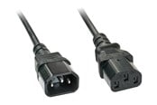 Strømkabel (ekstern) - Lindy - power cable - power IEC 60320 C13 to IEC 60320 C14 - 5 m - 30333
