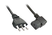 Strømkabel (ekstern) - Lindy - power cable - CEI 23-50 to power IEC 60320 C13 - 2 m - 30346