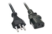 Strømkabel (ekstern) - Lindy - power cable - power IEC 60320 C13 to Swiss 3 pin - 2 m - 30417