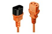 Strømkabel (ekstern) - Lindy - power extension cable - power IEC 60320 C13 to IEC 60320 C14 - 1 m - 30474