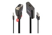 Skjermkabel - Lindy adapter - HDMI / VGA - 60 cm - 38284