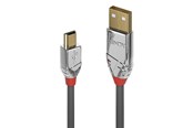 USB - Lindy Cromo Line USB 2.0 Type A to Mini-B Cable - 3m - 36633