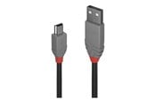 USB - Lindy Anthra Line - USB cable - USB to mini-USB Type B - 1 m - 36722