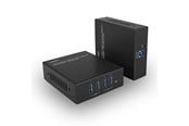 Repeater, forsterkere, bridges og transceivere - Lindy 100m USB 3.2 Gen 1 Cat.6A HDBaseT Extender - 43410