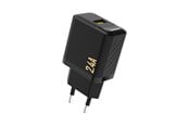 Mobil - Adaptere og ladere - Dudao  A23 2.4A USB-A Charger - Black - 6976625333998