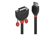 Skjermkabel - Lindy Black Line adapter cable - HDMI / DVI - 1 m - 36271