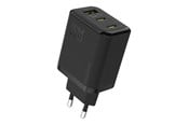 Mobil - Adaptere og ladere - Dudao  A29 65W GaN Wall Charger 2 x USB-C + 1 x USB-A - Black - 6976625334339