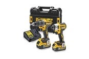 Skru/Bormaskin - Dewalt DCK268P2T-QW Power Screwdriver/Impact Driver - DCK268P2T-QW