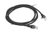 Nettverkskabel - Lanberg patch cable - 1.5 m - black RAL 9004 - Svart - 1m - PCU5-10CC-0150-BK