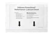 Printertilbehør - Fellowes Powershred Performance + shredder lubricant sheets - 4025601